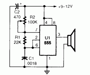 circuito generador de ultrasonidos